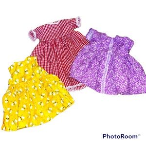 Doll Dress Three-Piece Bundle